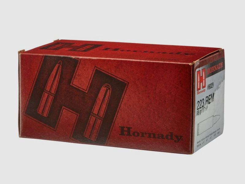 Hornady Match .223 Rem. 68GR BTHP Match 50 Patronen