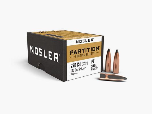 NOSLER GESCHOSSE Kal. 270 130GR PARTITION