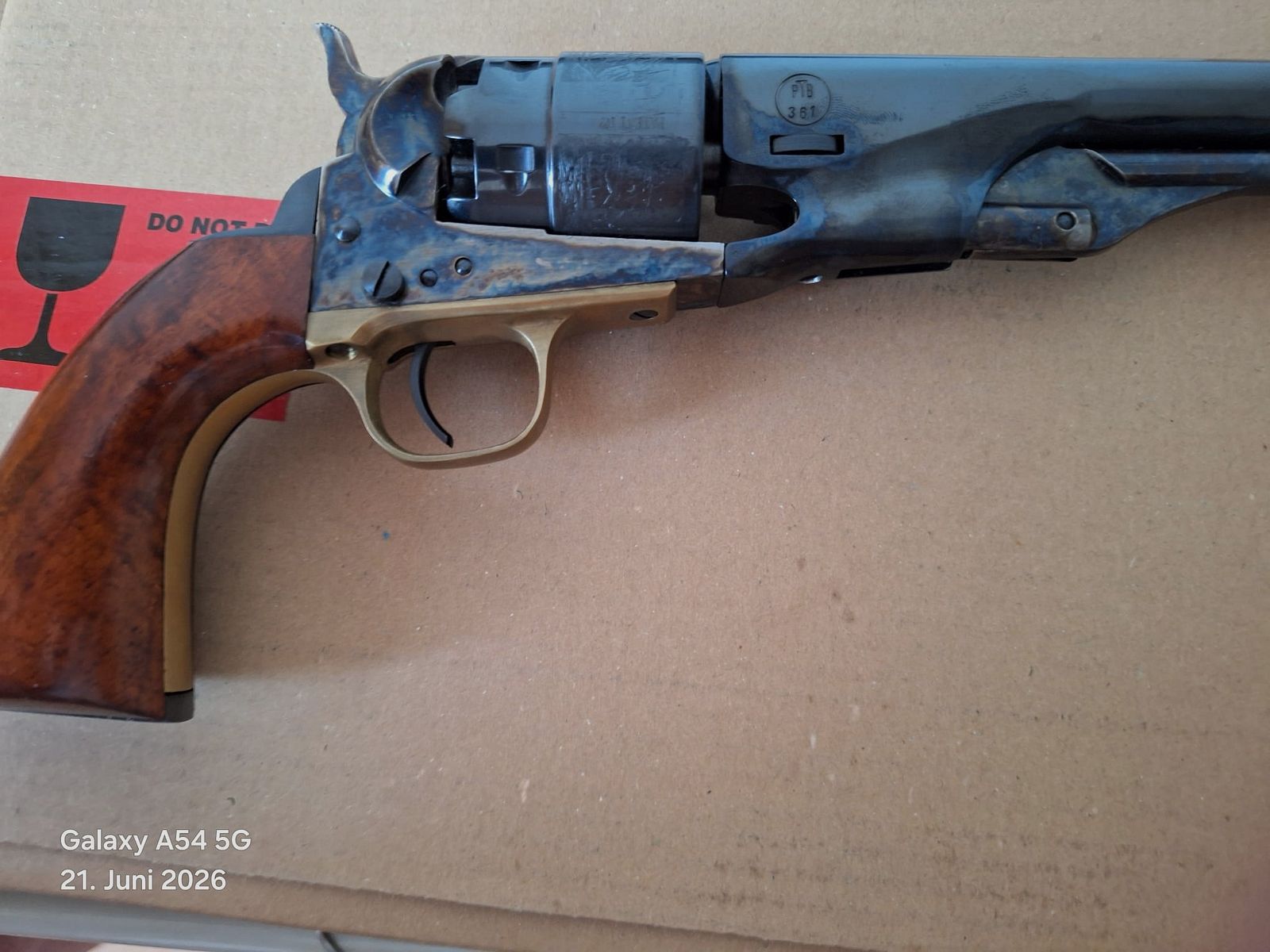 HEGE Western revolver Army 1860 -8"-PTB 361