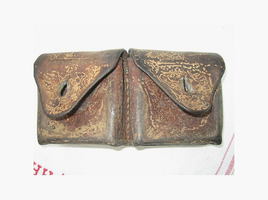 Schweizer Armee Ledertasche - Patronen Tasche Swiss Army von 1946