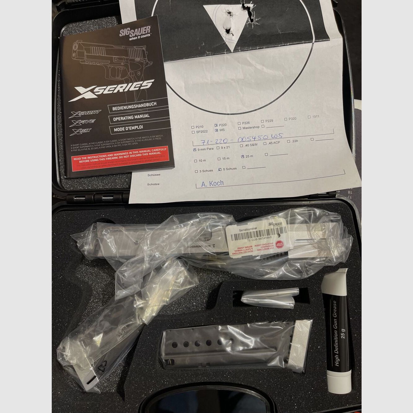 Sig Sauer P220 X-Six Wechselsystem (FABRIKNEU!!!)