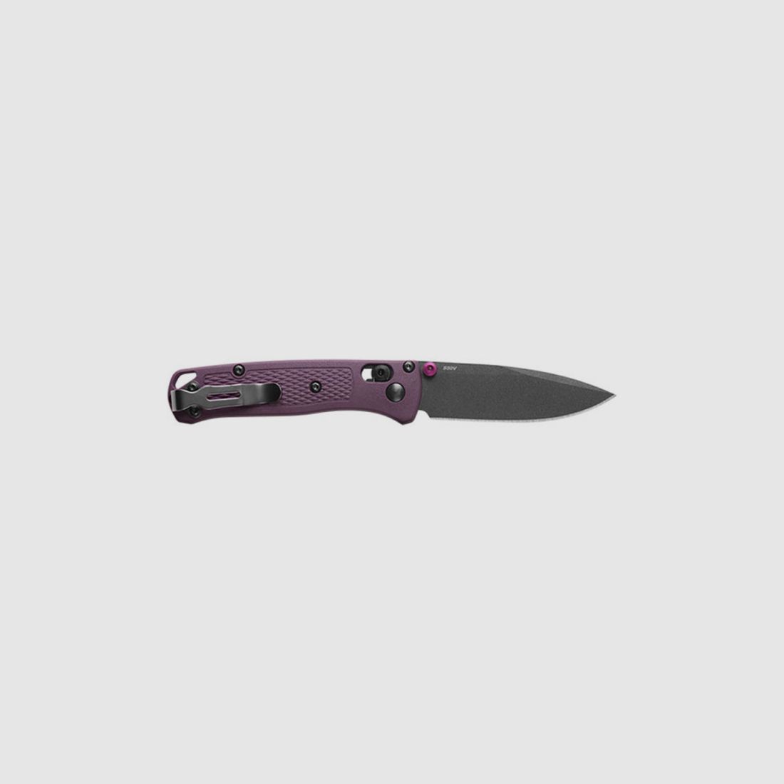 Coltello BENCHMADE MINI BUGOUT GRIVORY VIOLET, immagine 2 di 4