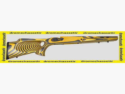 Daumenlochschaft laminiert für Mauser K98 Hornet gelb