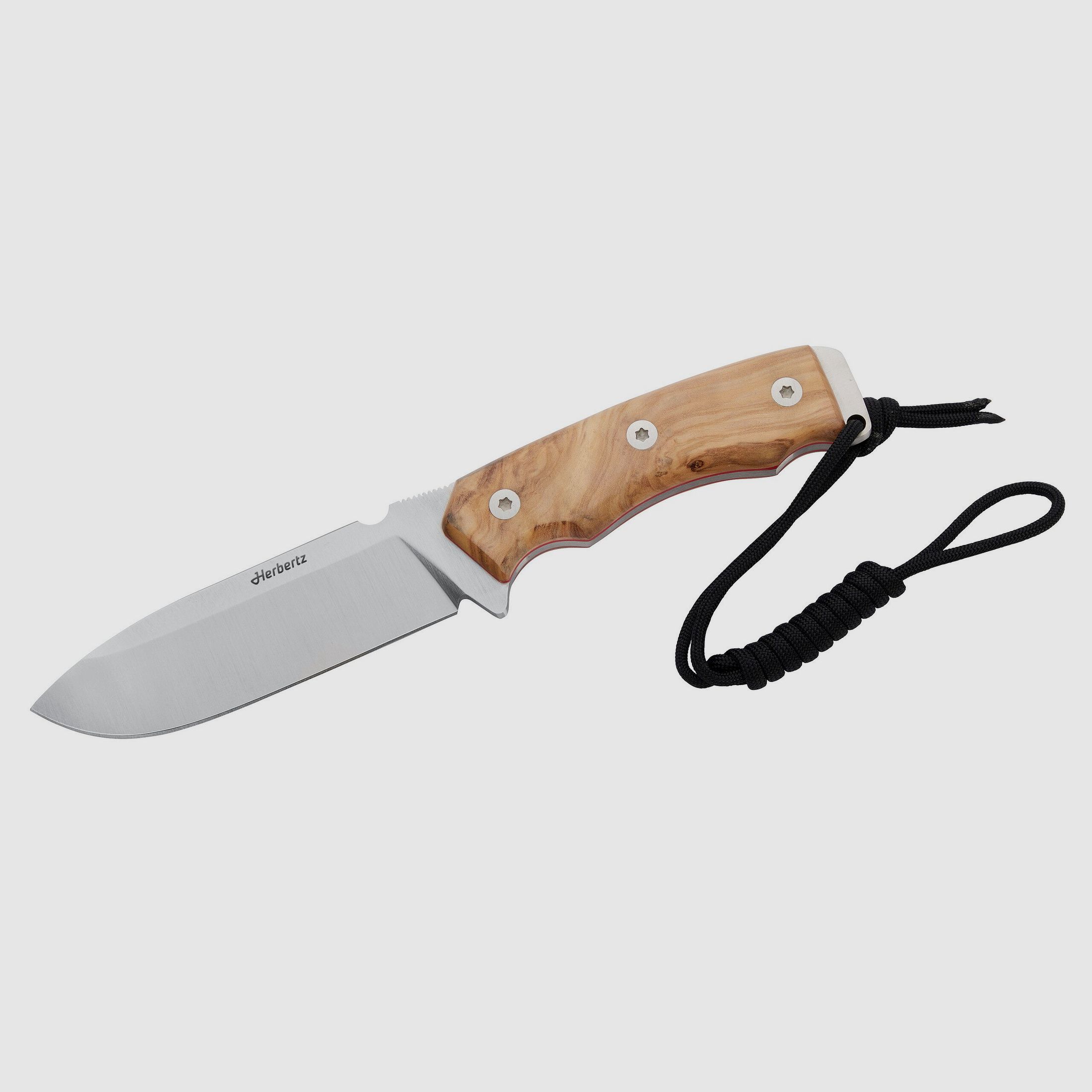 Herbertz Outdoormesser mit Olivenholzgriff