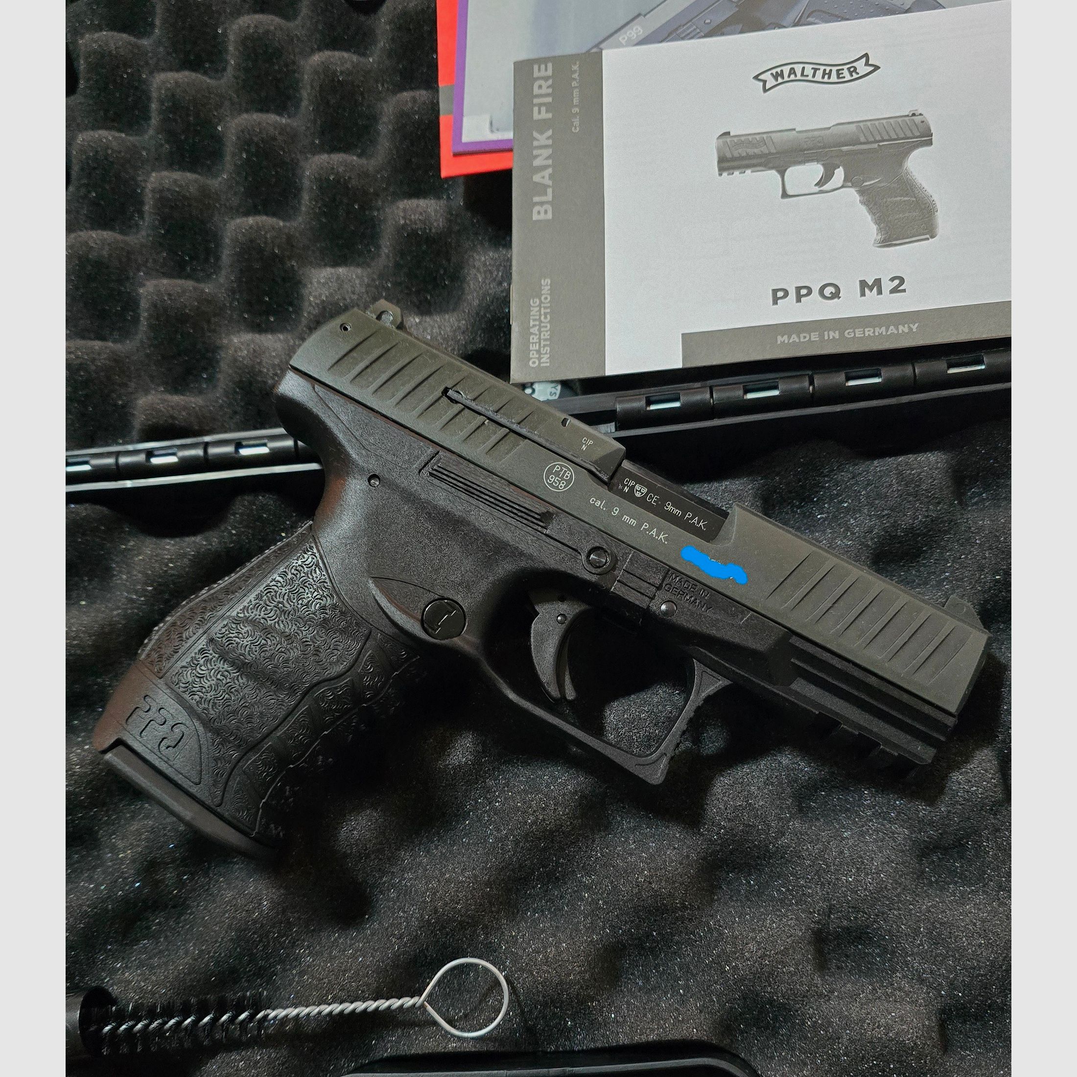 PPQ M2 Walther 9mm PAK Schreckschuss SRS