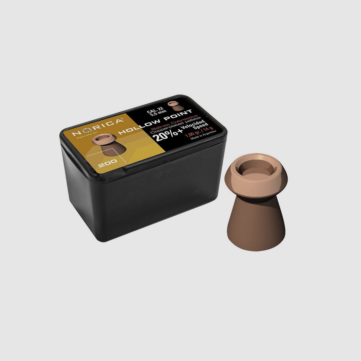 Diabolos 4,5 mm Norica Hollow Point beschichtet