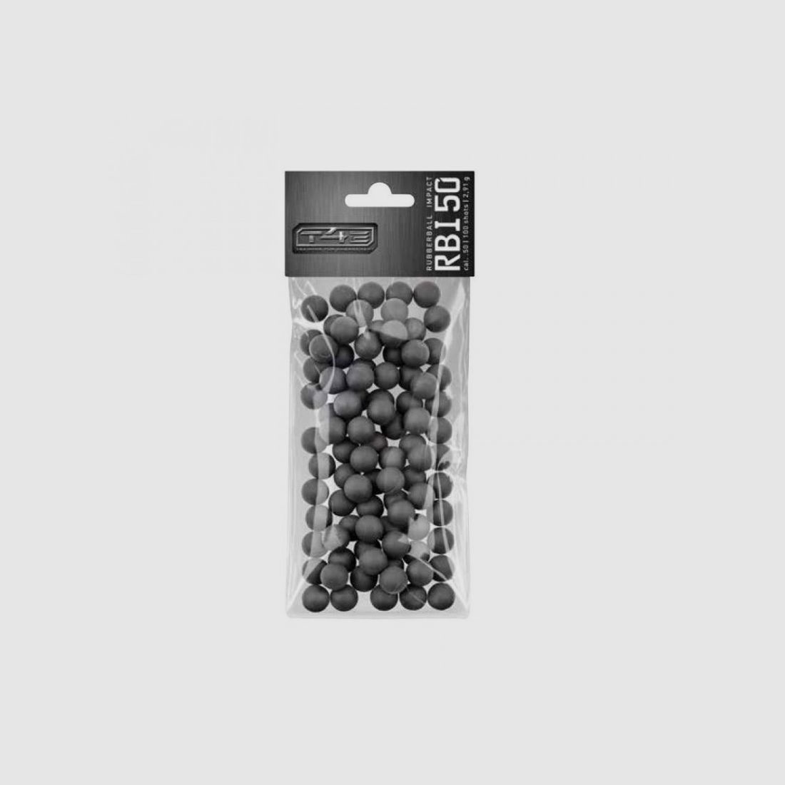 Zak van 100 Rubberballen T4e Stalen Kern Kal.50
