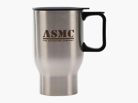 ASMC Isosteel Becher 0.4 L ASMC Edition silberfarben