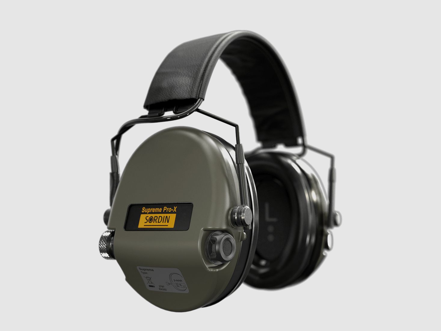 Sordin Supreme Pro-X SFA Green 31-decibel attenuation!, image 8 of 10