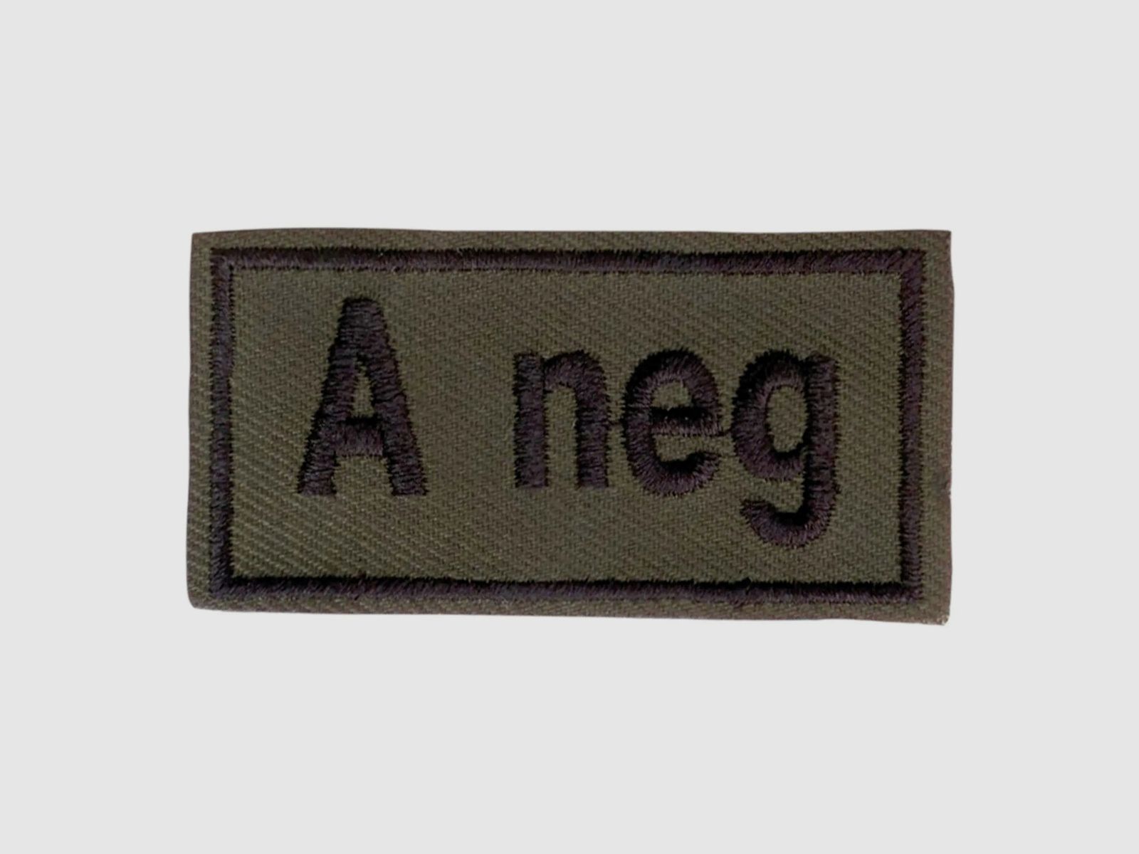 Unbekannt Abzeichen Bloodpatch A neg oliv