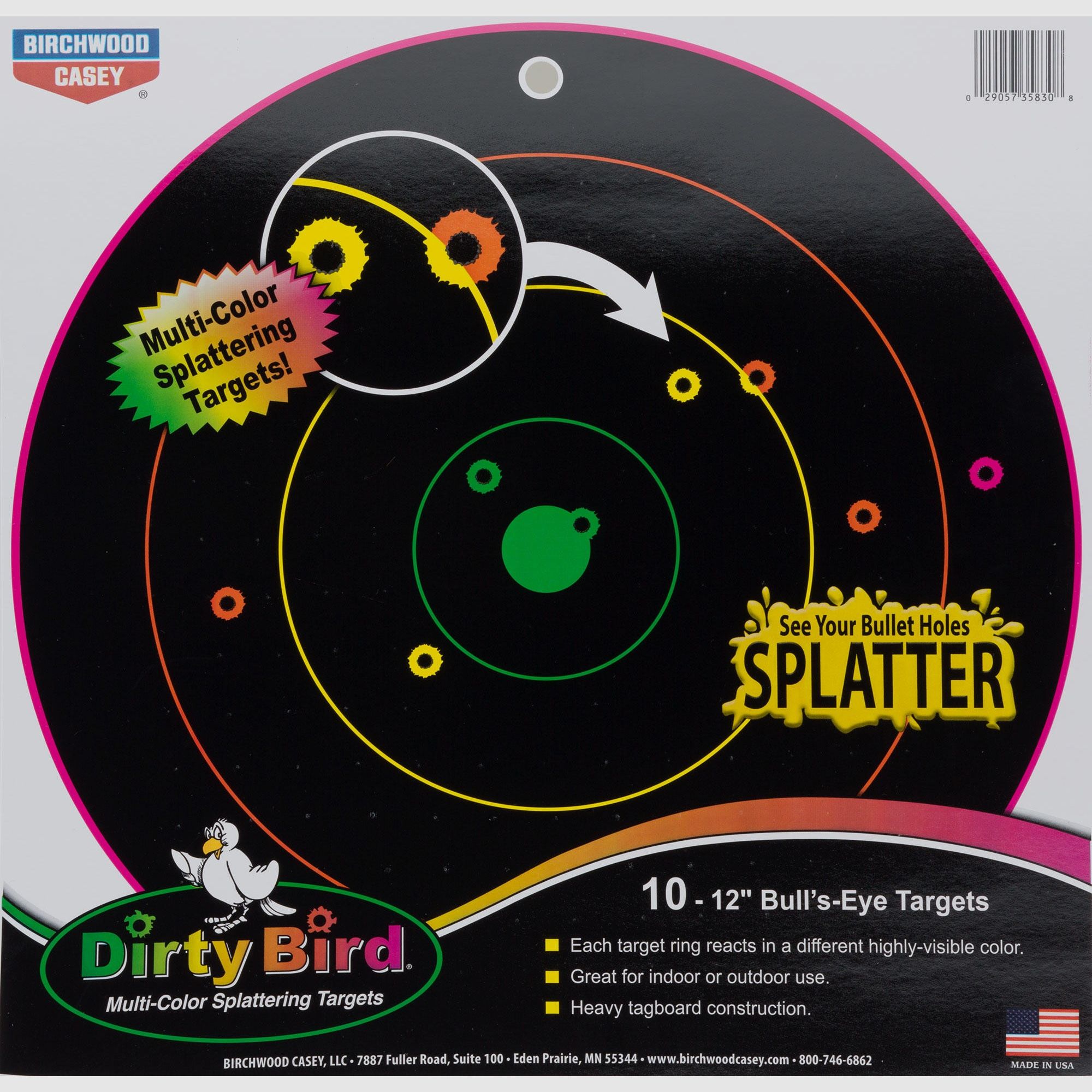 CIBLE DIRTY BIRDS HOHE SICHTBARKEIT 30×30 pro 10, Bild 2 von 3