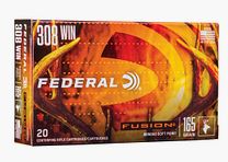 Federal Ammunition 2000237 .308 Win. Fusion 10.7g 165grs. 20 pieces