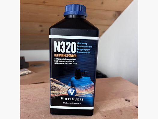 Vihtavuori Nitrocellulosepulver N320, 0,5 kg