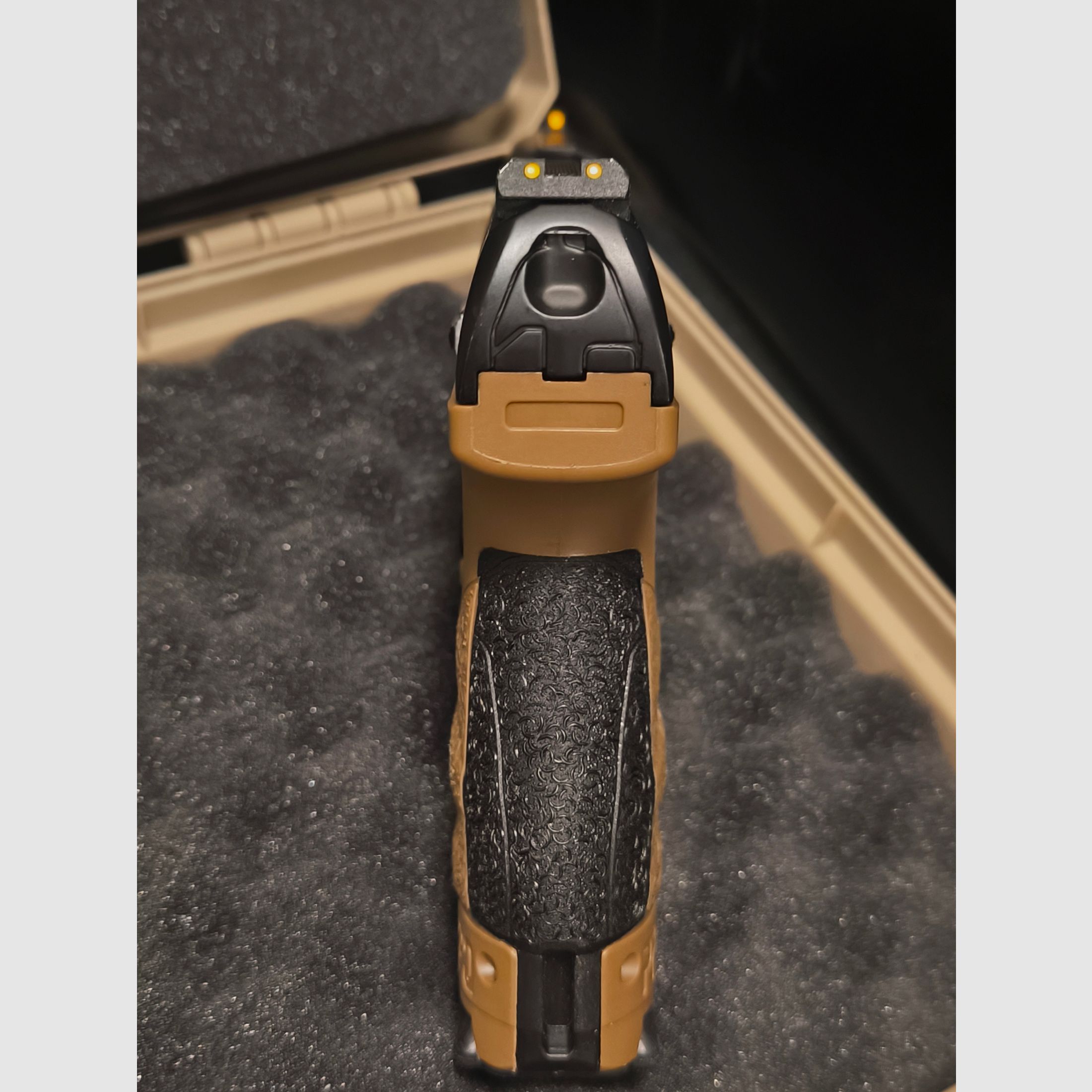 ⚠️ Achtung MagFed Freunde, Walther PPQ M2 T4E Dark Earth Brown, Kaliber .43, nur ein mal ein Magazin zur Probe Geschossen &  Kratzer Frei & Dichtung absolut Dicht & eine 5er Packung Max Tactical Co2-Kartuschen ⚠️ Achtung Versandkosten Frei!! 