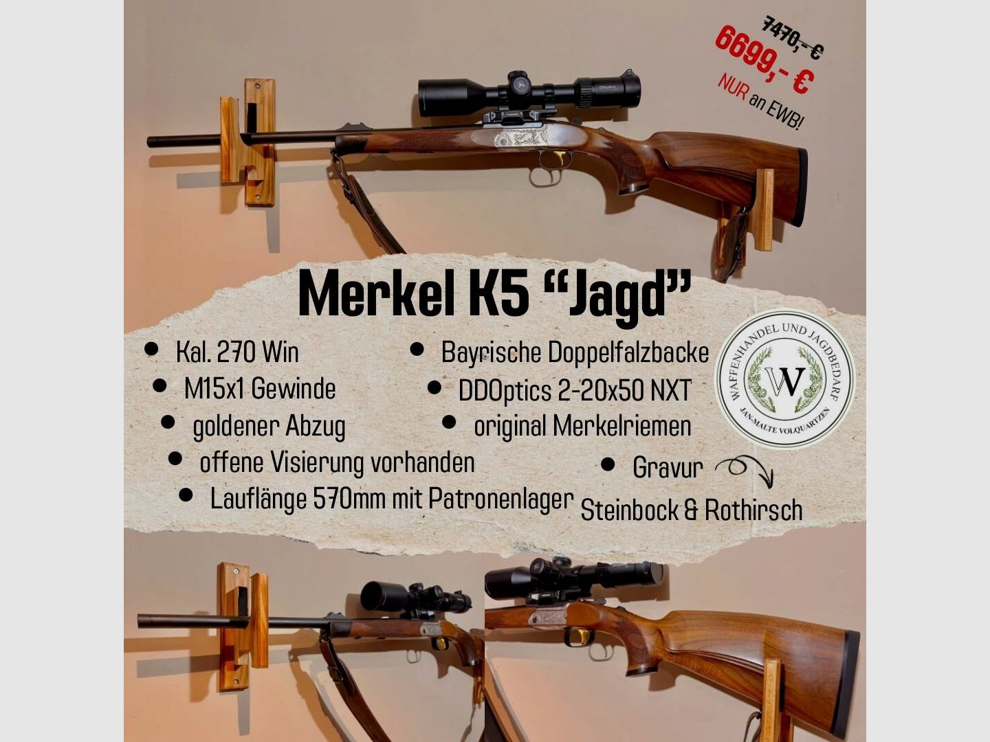 Merkel K5 Polowanie