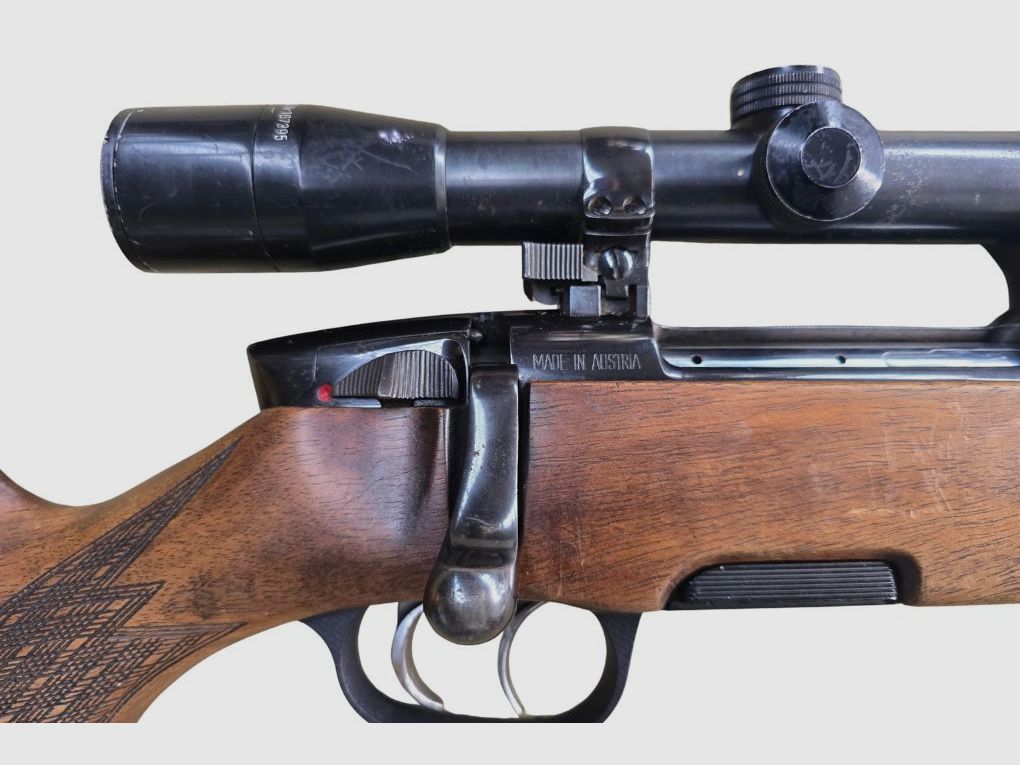 STEYR Mannlicher Mod. M d’occasion avec KAHLES Helia 6x42S2 monté, réticule 4A, état : bon, image 5 sur 5