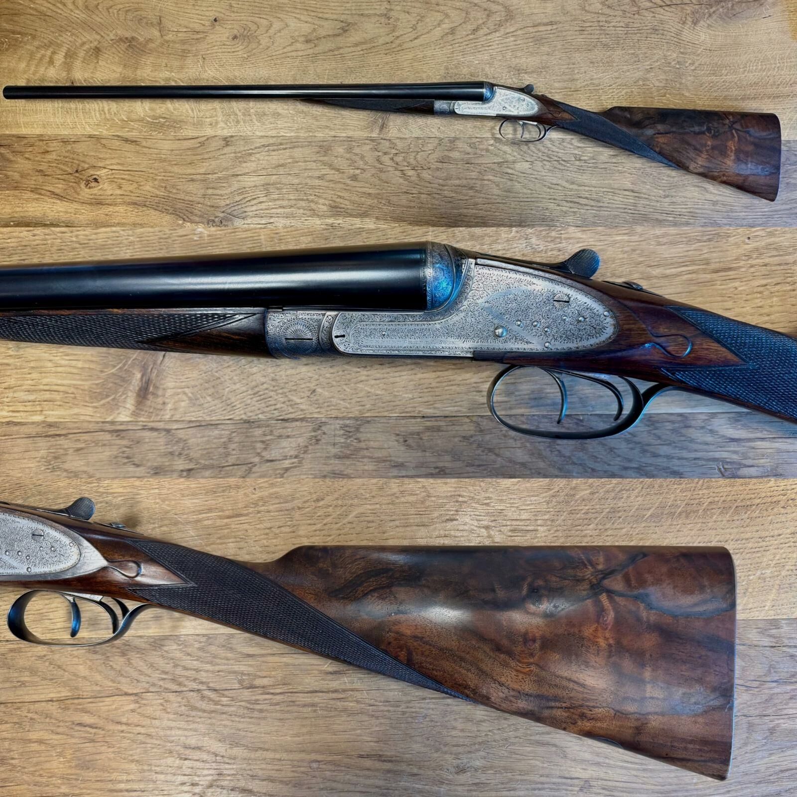 Fucile doppio Stephen Grant & Sons con chiusure laterali