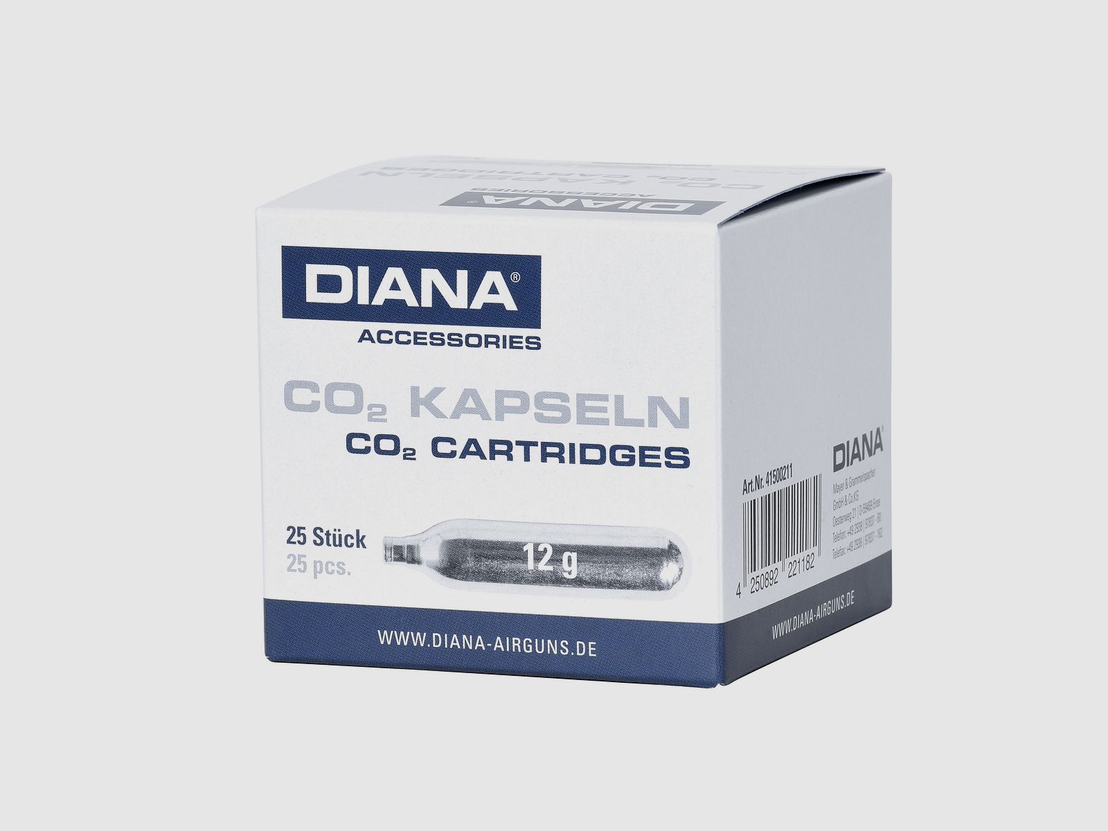 DIANA Co2 Capsules 12 g 25 stuks