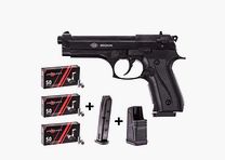 GSG Firat Magnum blu 9mm P.A.K. / 150 cartucce a salve