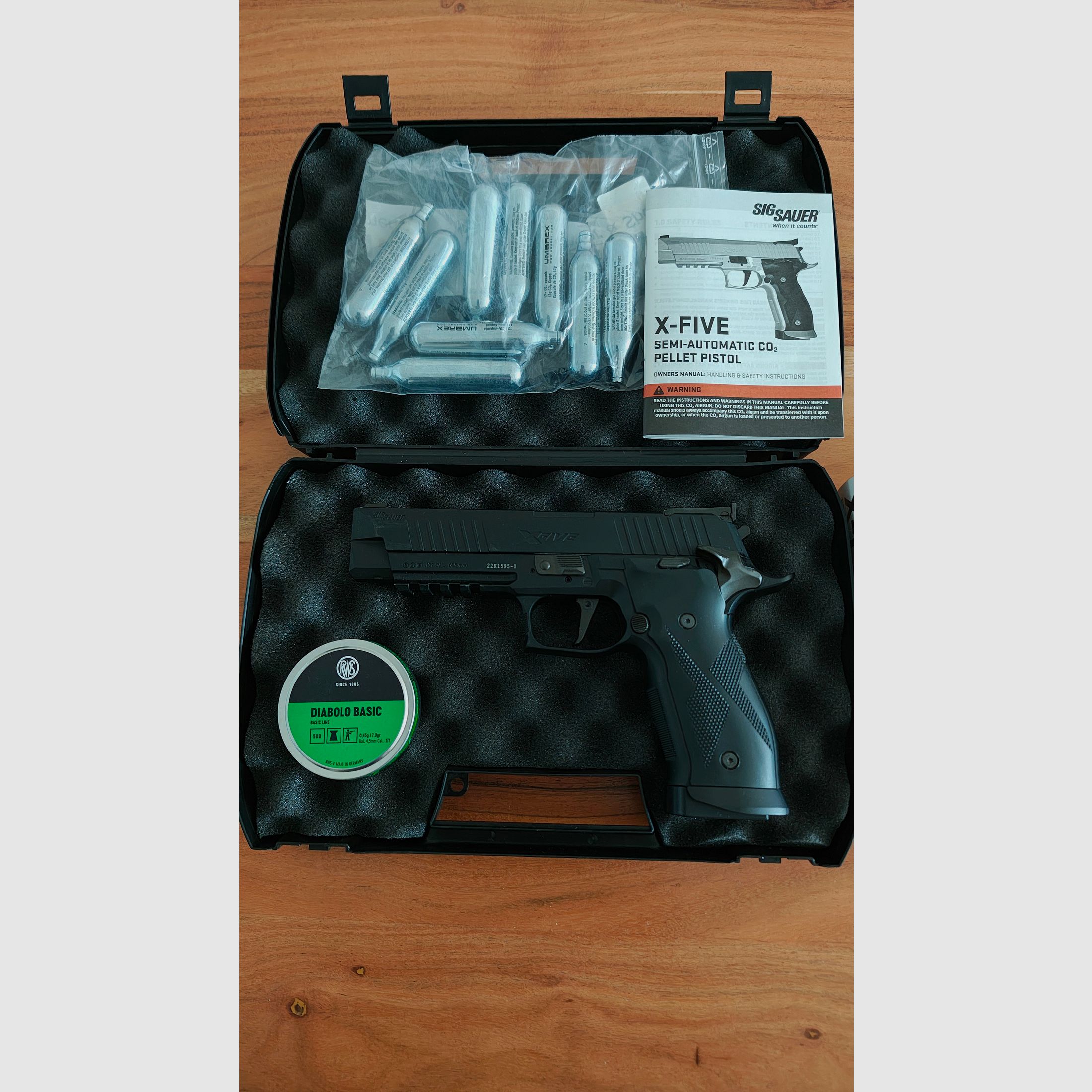 SIG SAUER P 320 X-Five BlowBack CO2 pistolet 4,5 mm