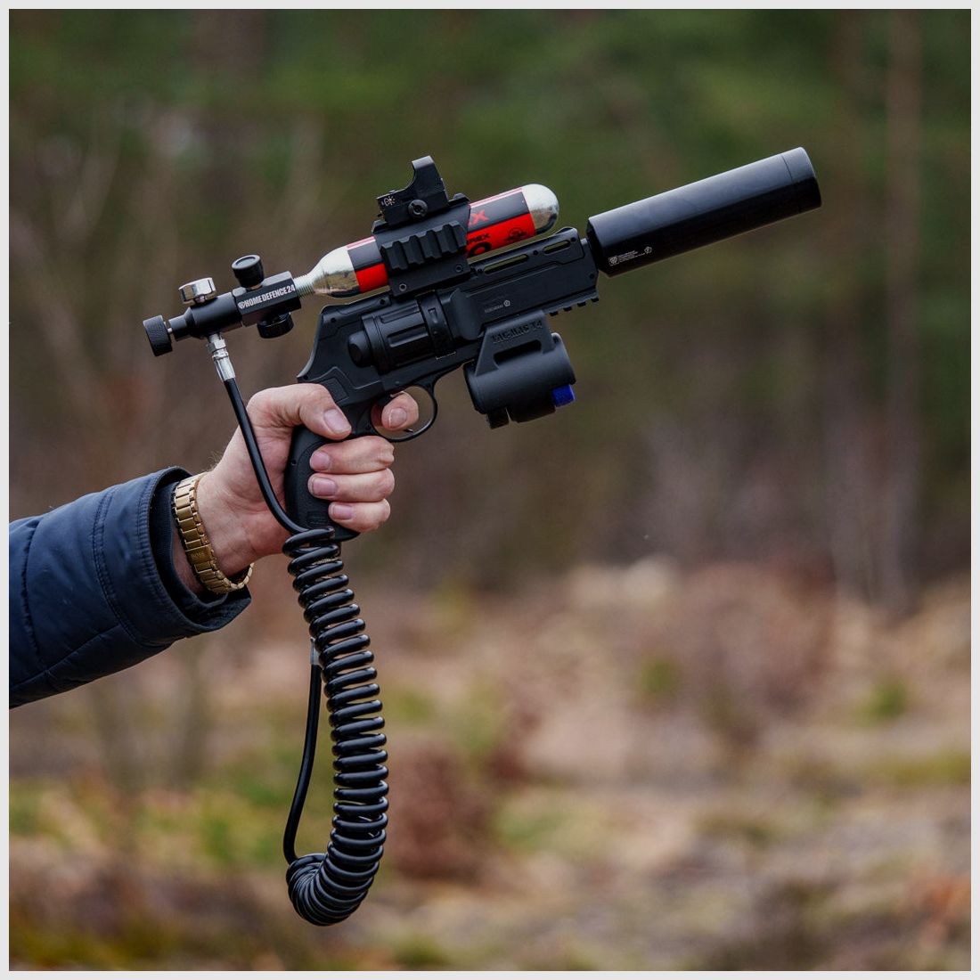 BOTTLE CLAMP | 3x Picatinny Schiene | HDR50 | HDR68 | HDB68 | 88g Kapsel