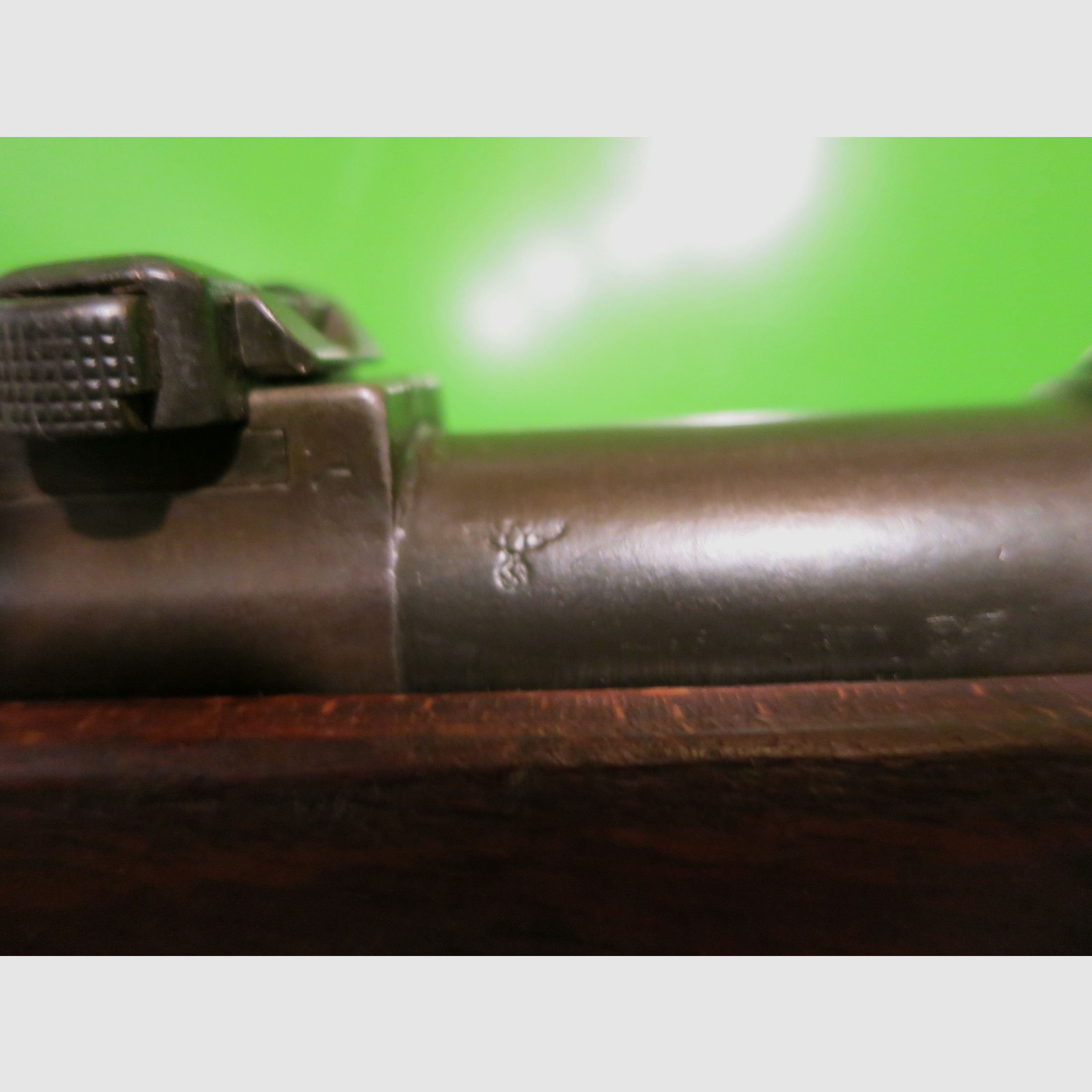 Deko "Mauser-Wehrmacht-Karabiner" K98 WaA, 8x57 IS, orig. Gewehr/Karabiner "Preduzece 44", BKA #18-, Bild 8 von 13
