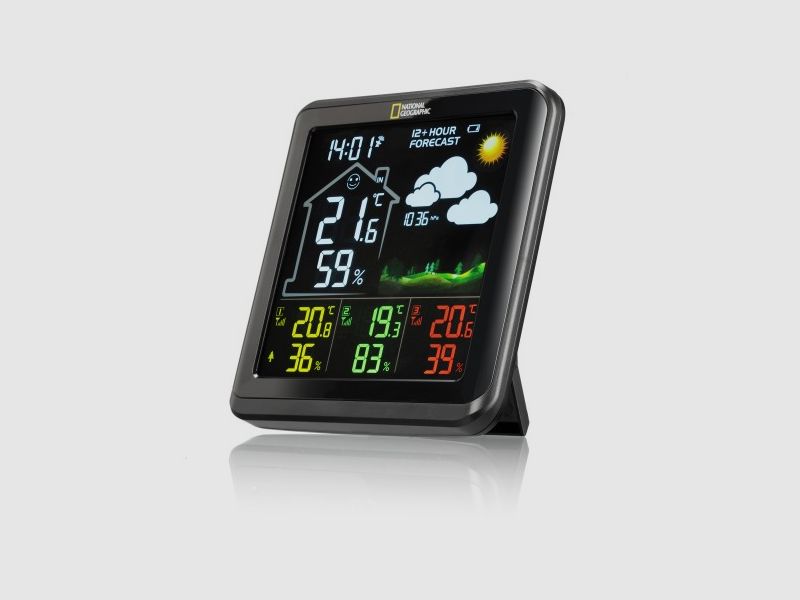 NATIONAL GEOGRAPHIC VA Wetterstation mit Farb-LCD, einschließlich 3 Sensoren, Bild 11 von 19
