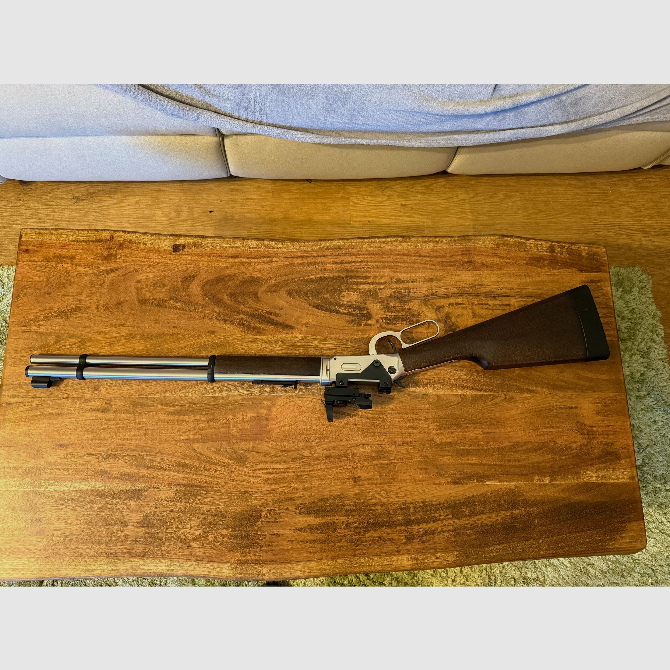 Walther Lever Action Steel Finish 4,5 mm Diabolo CO2-Gewehr 88 Gramm Version 
