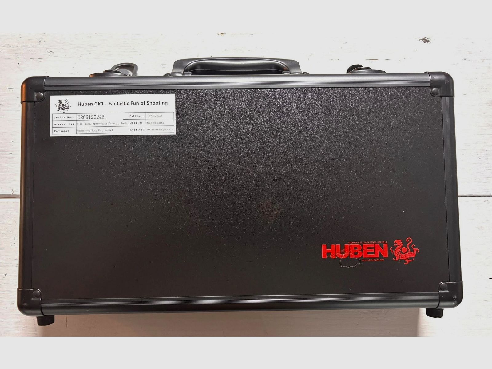 HUBEN GK 1 V3 en 5,5 mm o .22 Nuevo con súper accesorios PV 2400 €