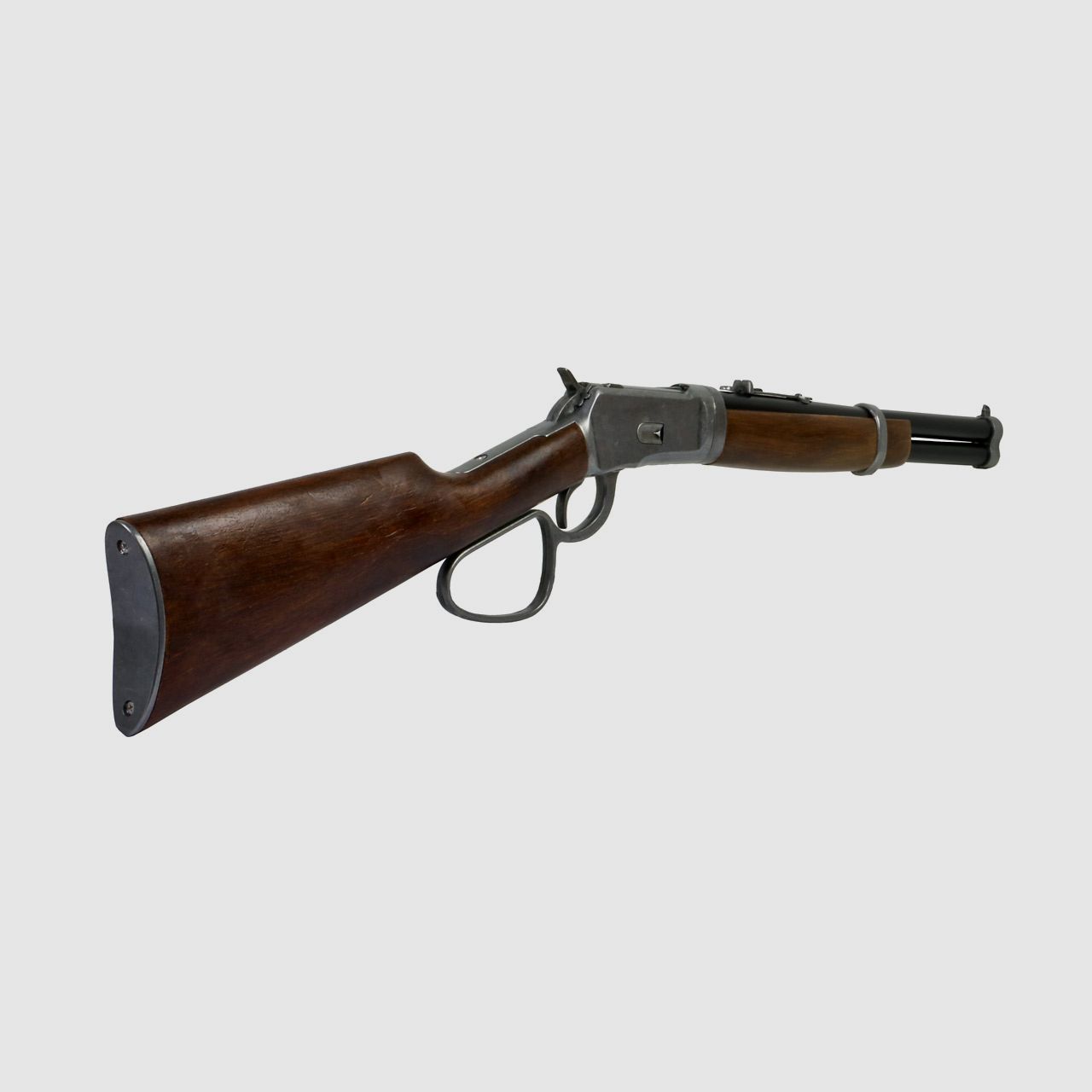 Deko Westerngewehr Kolser Winchester Mod. 92 Carbine USA 1892 realistisches Repetieren mit HĂĽlsenauswurf LĂ¤nge 82 cm altgrau