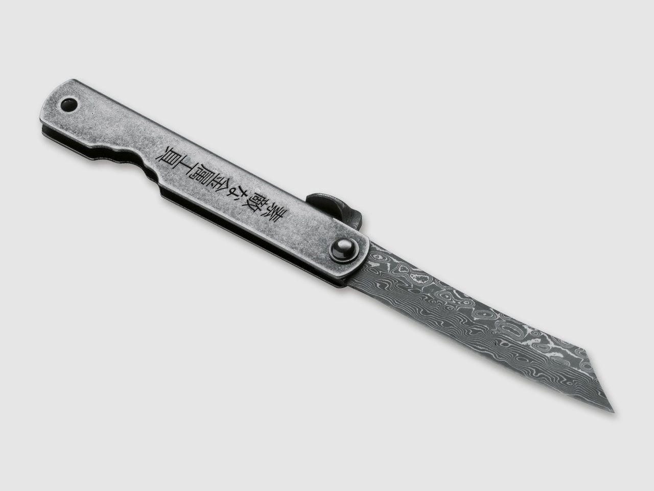 Taschenmesser Kinzoku Damascus Damast Zweihandmesser