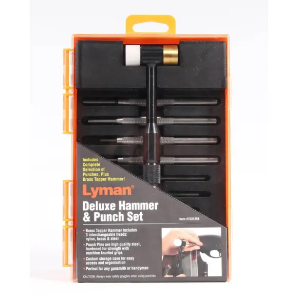 Kit Deluxe Marteau et chasses goupilles Lyman