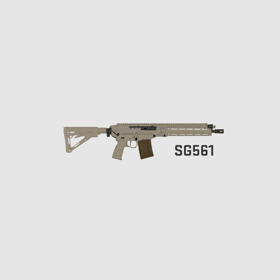 Sig Sauer SG561 14,5 pouces 5.56×45 en FDE