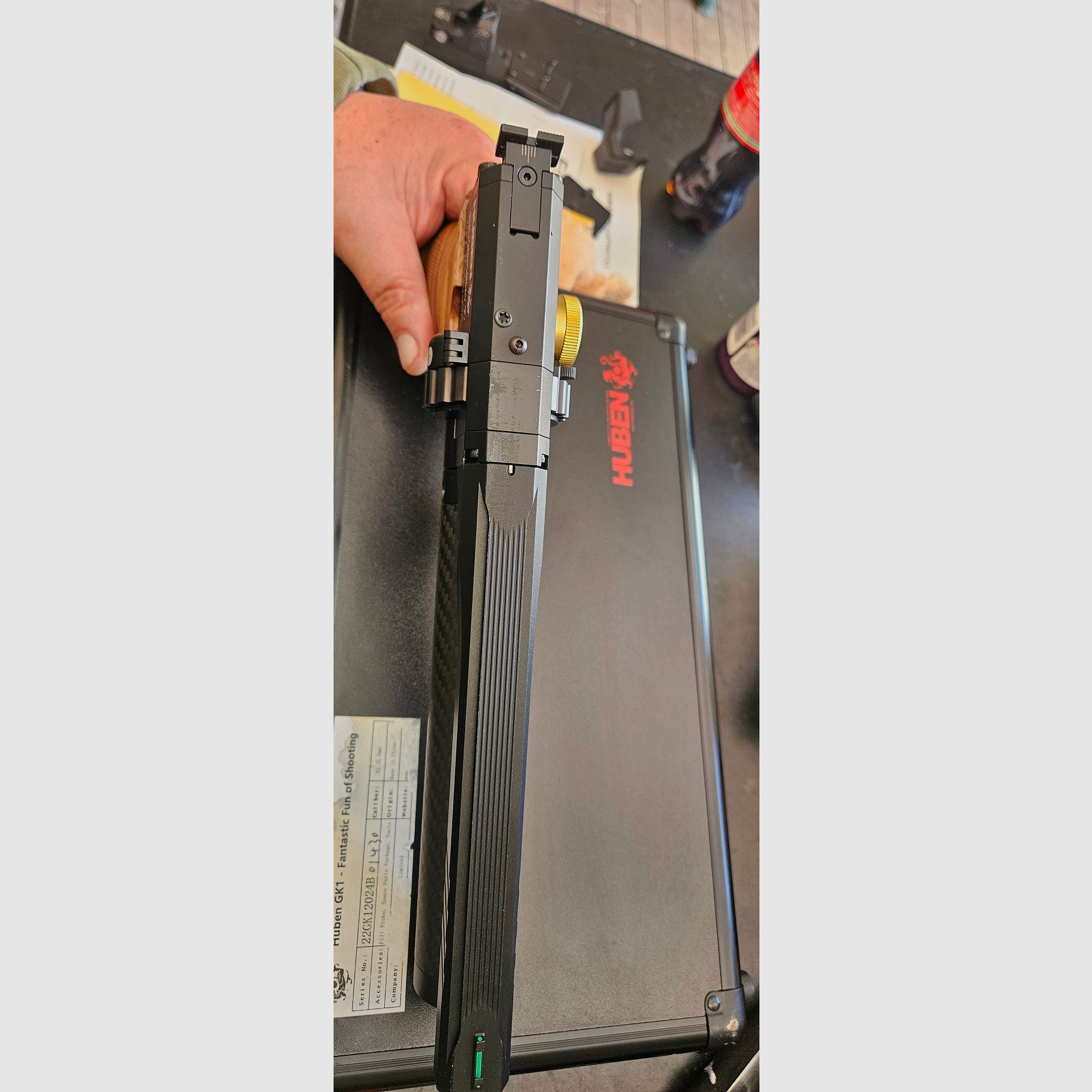 Huben Gk1 van GoGun met accessoires