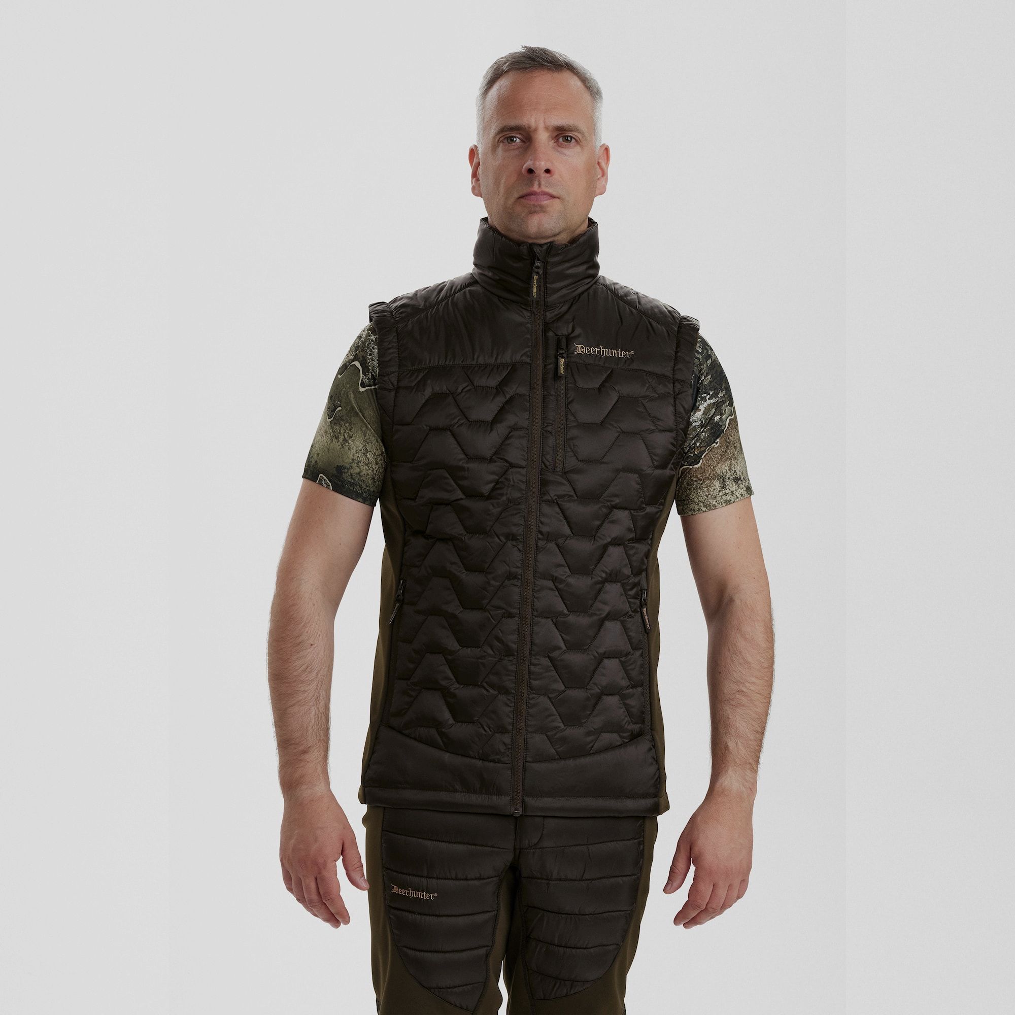 Deerhunter Excape Gilet Trapuntato Art Verde S