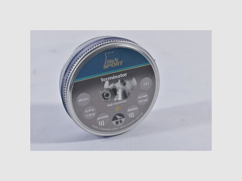 H&N Sport 4,5mm 7,25grs Terminator 400STK Diabolo