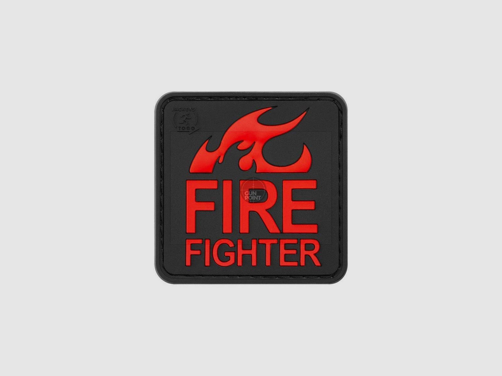 JTG Fire Fighter Rubber Patch-Blackmedic