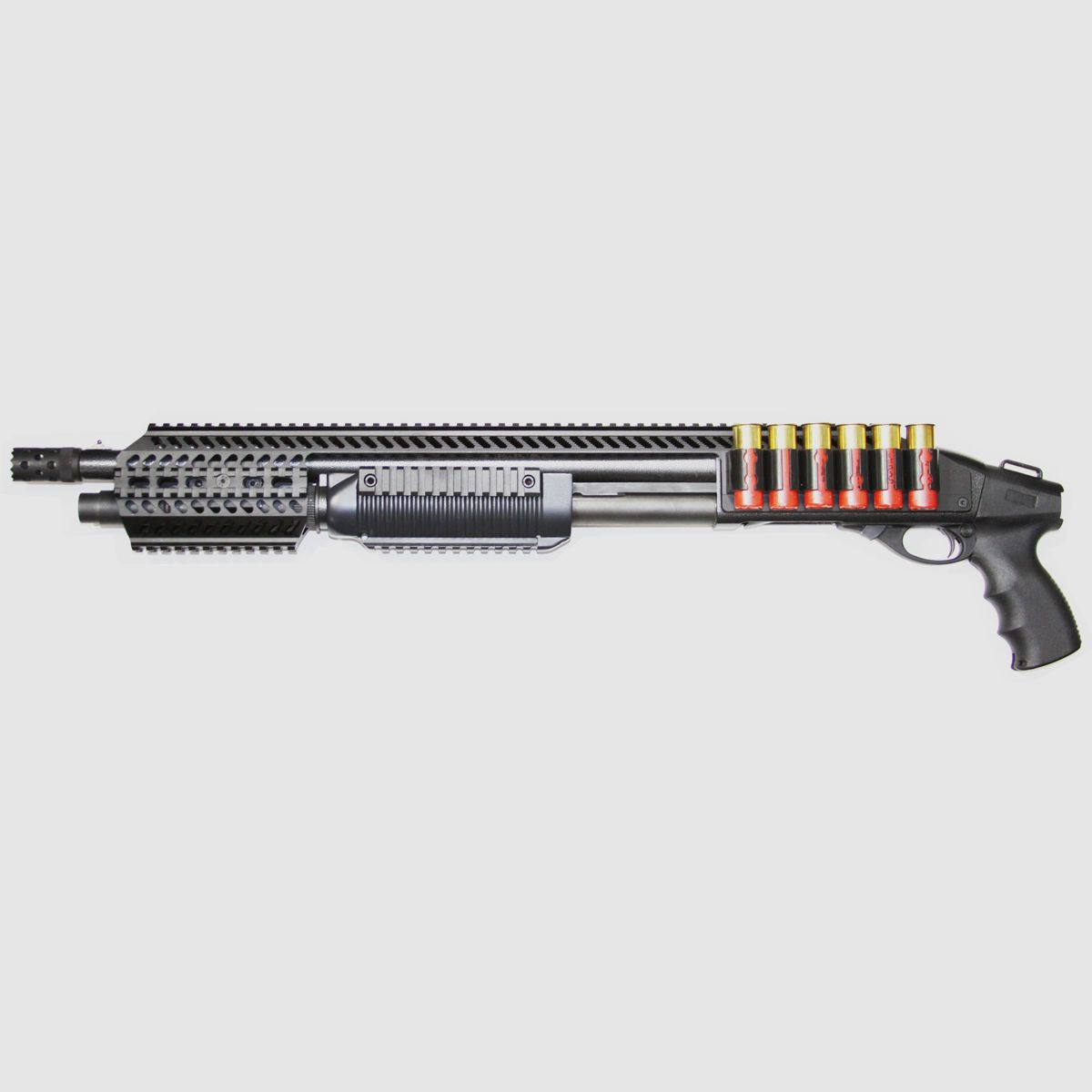 Montaggio Picatinny con portamunizioni per calciolo per Remington 870 e 1100, immagine 2 di 2