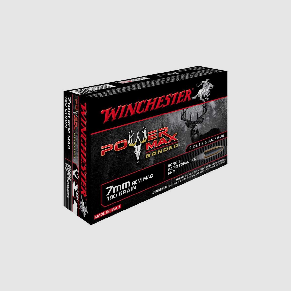 BALLES 7MM REM POWER MAX BONDED 150GR X20