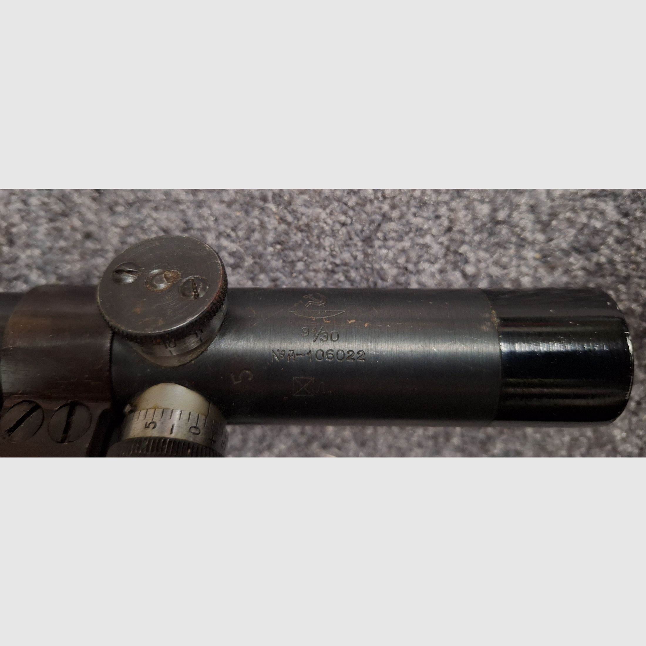 Mosin 91/30 PU Zielfernrohr mit Seitenmontage kein SVT 40 Tokarev