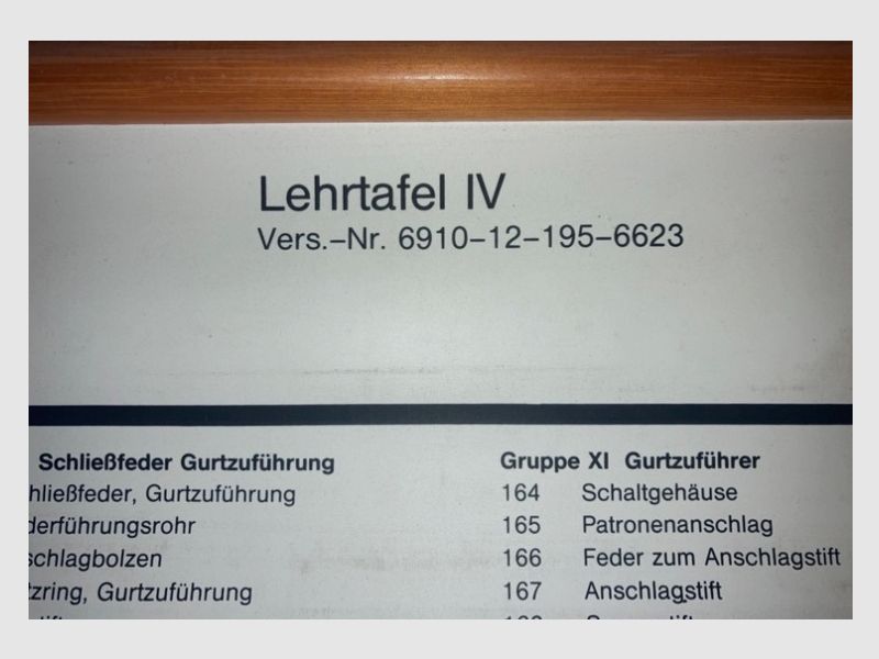 Tablica dydaktyczna G8 z podawaniem taśmy przedstawienie eksplozji