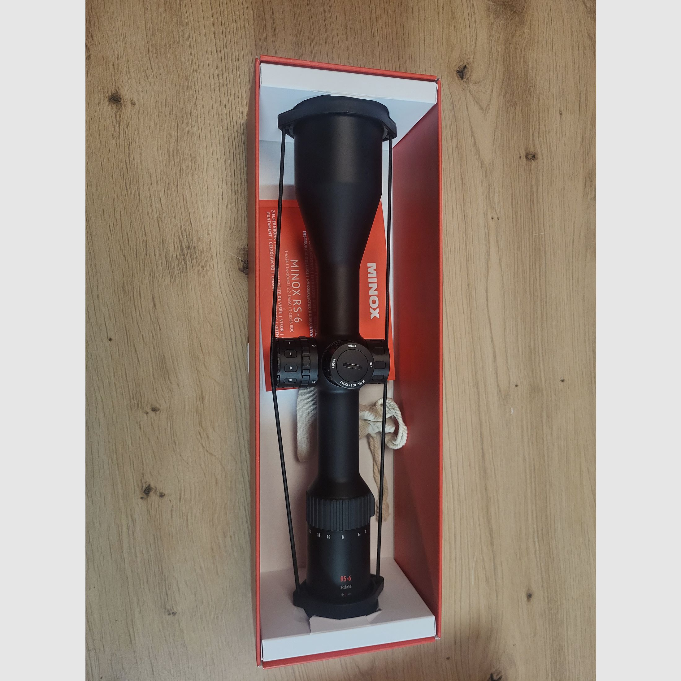 Minox RS 6 3-18x56 telescopio de mira