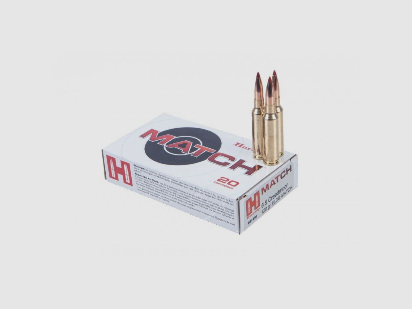 6.5 Creedmoor Hornady MATCH™ 120 gr ELD® VE20