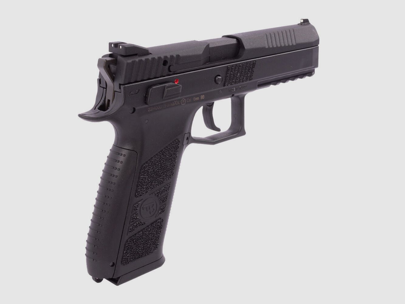 KJ Works CZ P-09 incl. Case Blk Airsoft CO2 GBB Pistola da 18