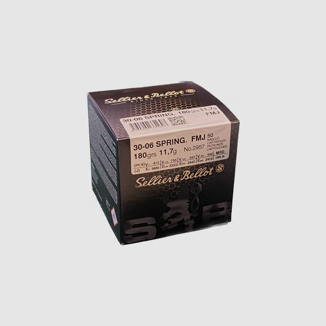 Sellier & Bellot .30-06 180grs 11,7g FMJ Full Metal Jacket