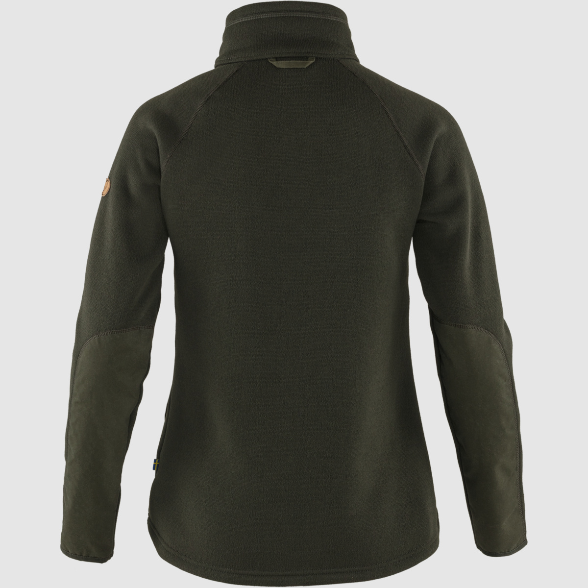 FJÄLLRÄVEN Övik Fleece Zip Sweater W Deep Forest