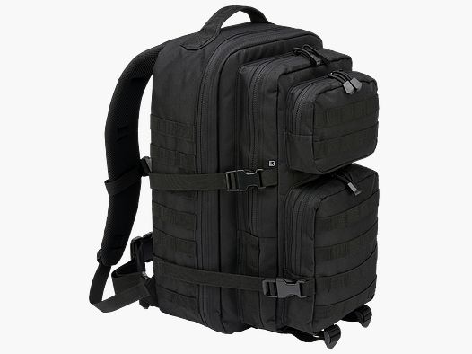 Brandit US Cooper Large  Farbe: Black – Mehrzweckrucksack (40-Liter-Klasse)