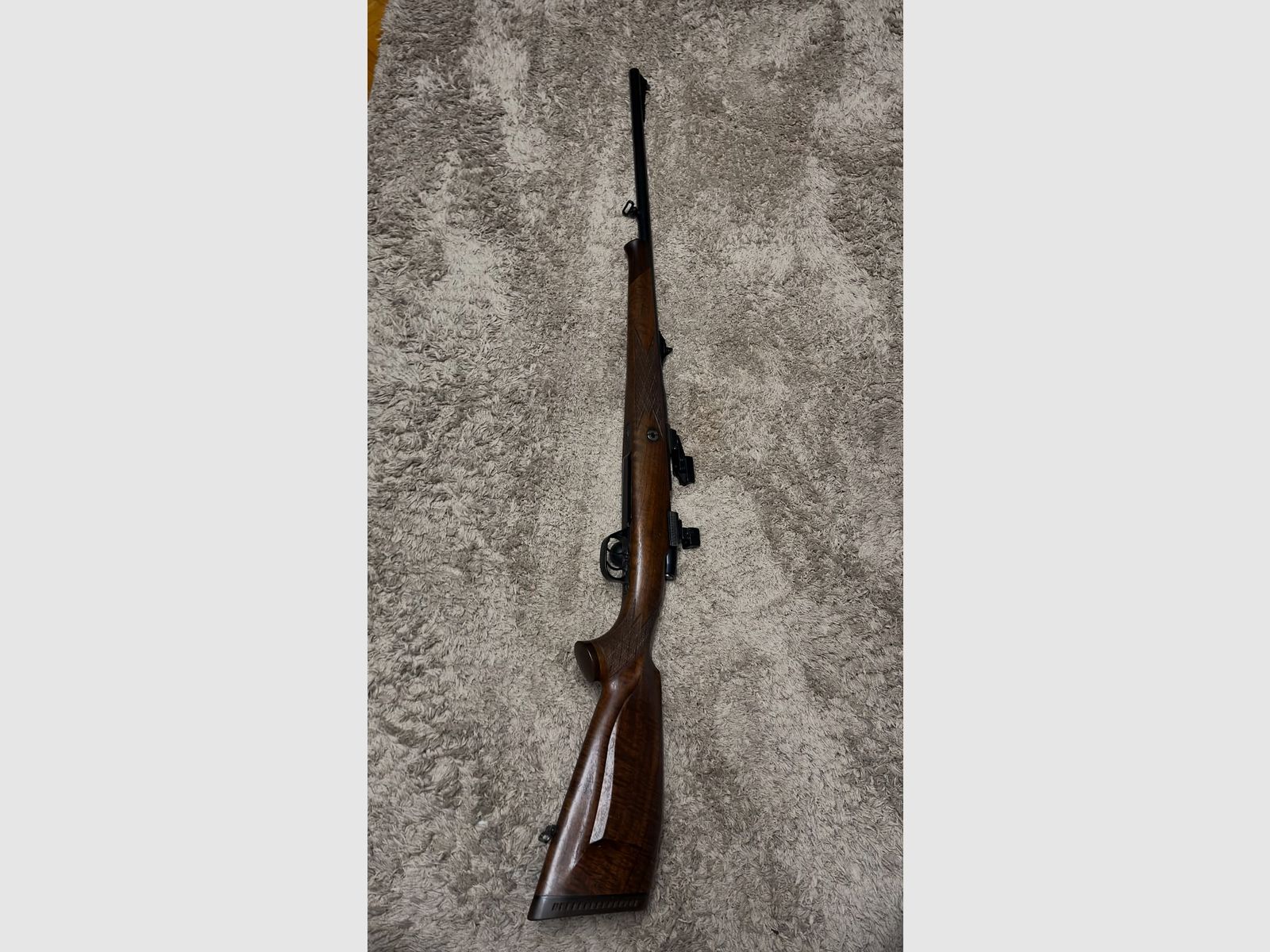 Voere Kufstein Mod. 98 carabine de chasse – Cal. 6,5x57 – Superbe crosse en bois de mouton – Avec bases de montage pivotantes EAW, image 4 sur 6