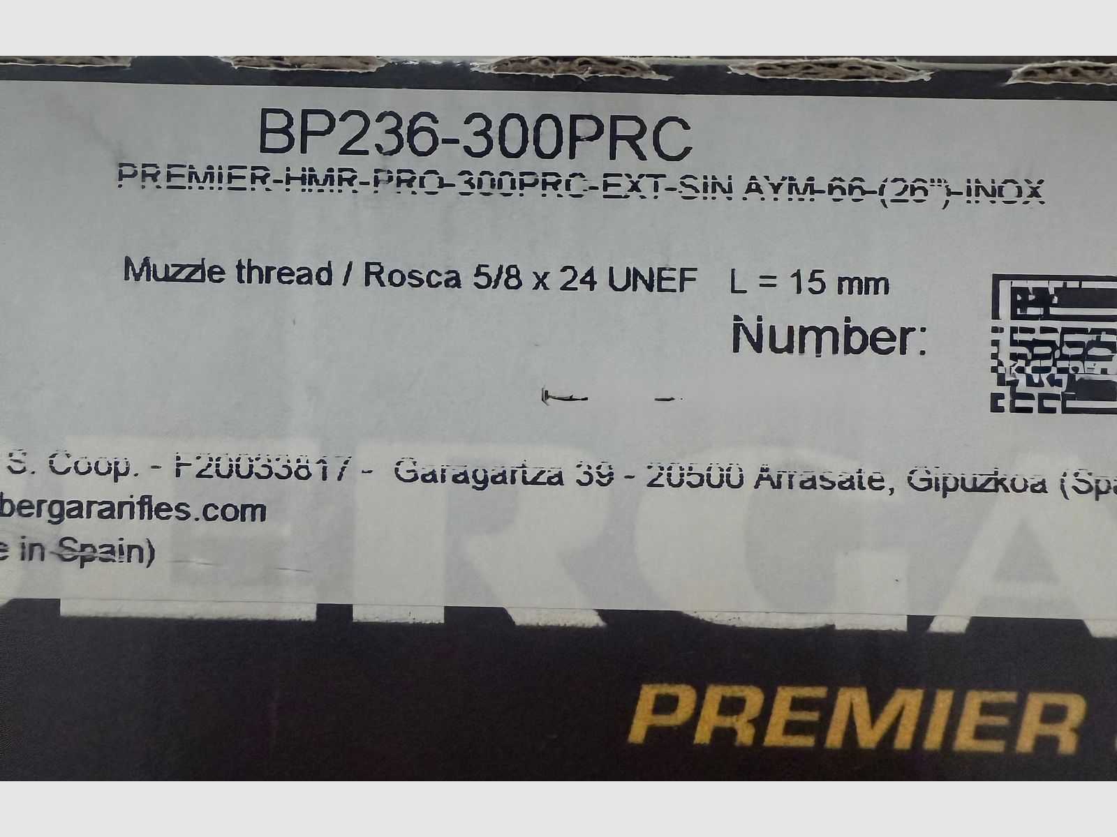 Bergara PREMIER HMR PRO .300 PRC 26“ 1:9“