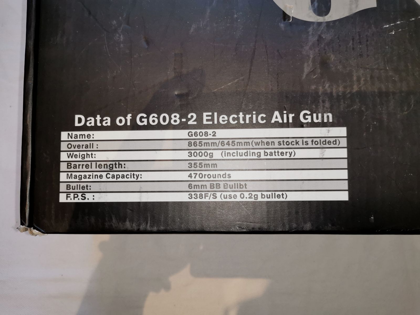 G36 G608-2 Metal Gear Jing Gong